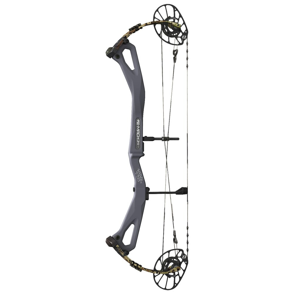 PSE Archery PSE Mach 34 E2 RH Charcoal Riser/Sub Alpine Limbs 29-80 Bow 2234E2RGS2980 in Multiple - PSE Archery