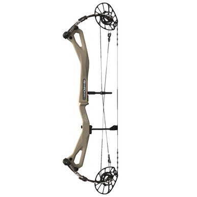 PSE Archery PSE Mach 34 E2 RH Tan Riser/Elevated II Limbs 29-70 Bow 2234E2RTE2970 in Multiple
