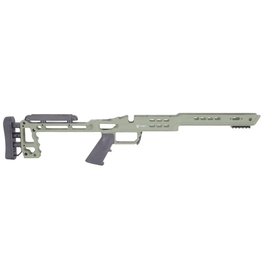 MasterPiece Arms Remington LA RH MC Dark Green Ultra Lite Chassis ULCHASSISREMLA-GRN-21 - Masterpiece Arms