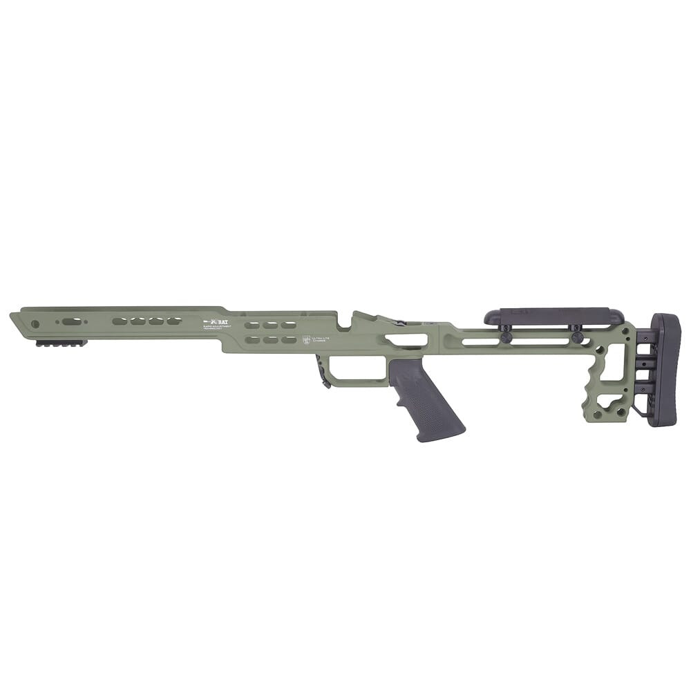 MasterPiece Arms Remington LA LH MC Dark Green Ultra Lite Chassis ULCHASSISREMLA-GRN-LH-21 - Masterpiece Arms