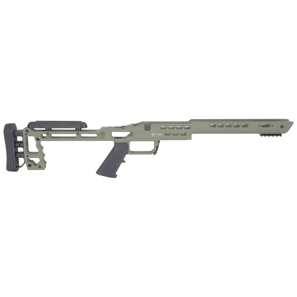 MasterPiece Arms Remington SA RH MC Dark Green Ultra Lite Chassis ULCHASSISREMSA-GRN-21 - Masterpiece Arms