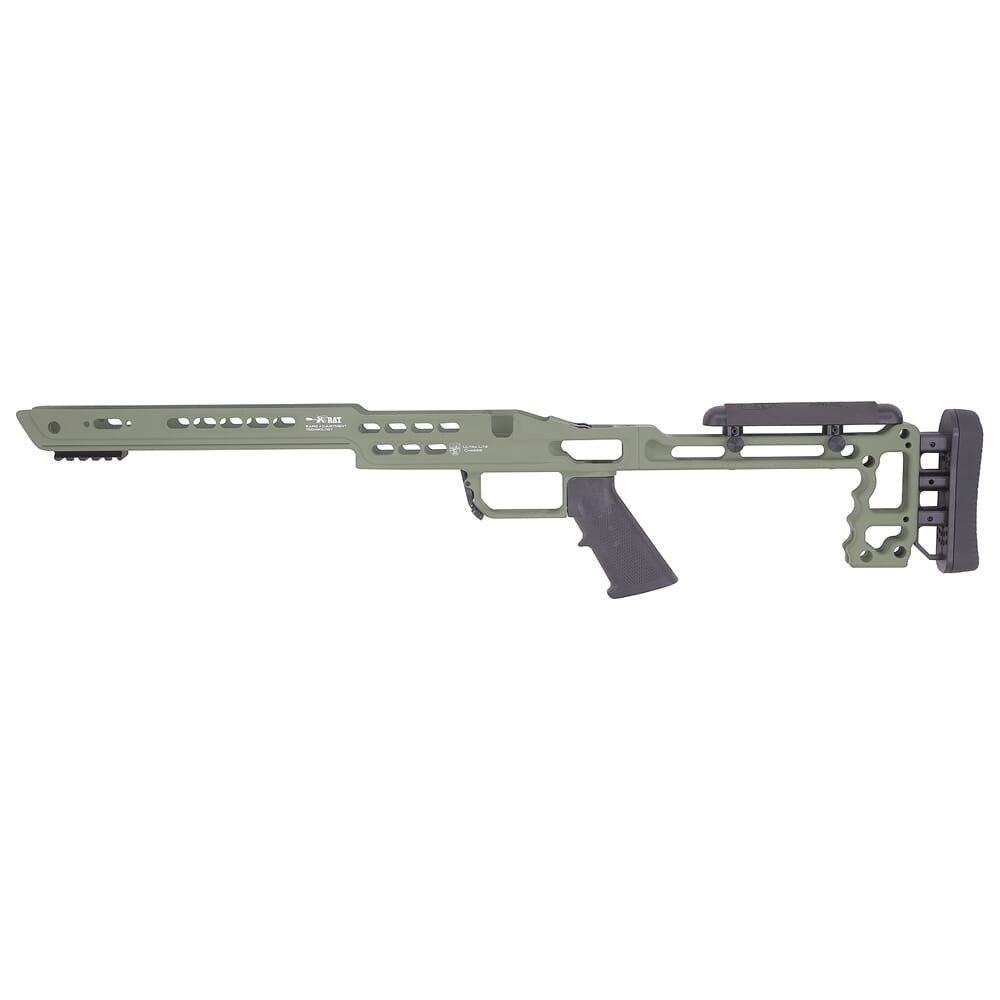 MasterPiece Arms Remington SA LH MC Dark Green Ultra Lite Chassis ULCHASSISREMSA-GRN-LH-21 - Masterpiece Arms