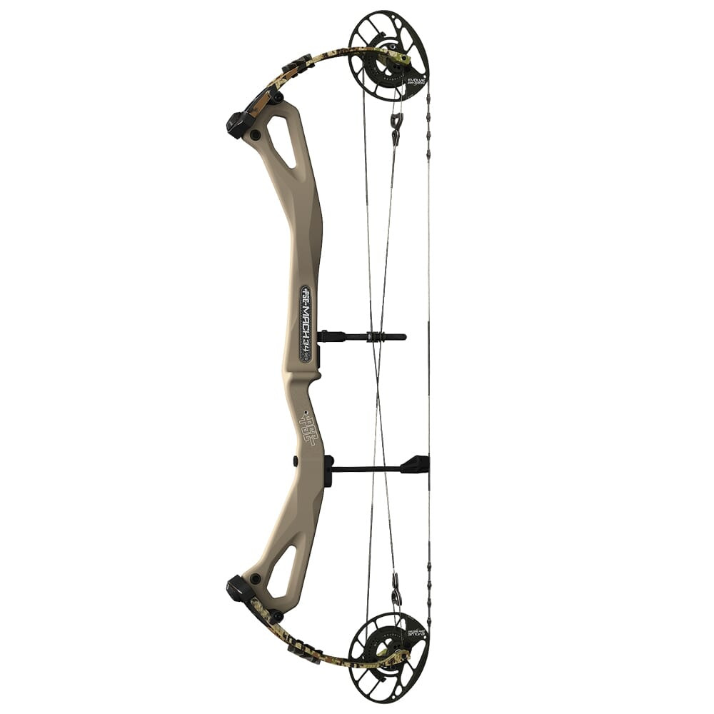 PSE Archery PSE Mach 34 EC RH Tan Riser/Sub Alpine Limbs 29-60 Bow 2234ECRSD2960 in Multiple - PSE Archery