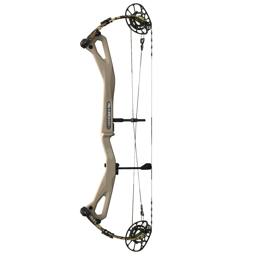 PSE Archery PSE Mach 34 S2 RH Tan Riser/Sub Alpine Limbs 29-50 Bow 2234S2RSD2950 in Multiple