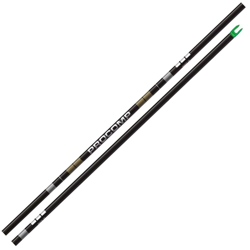 Easton Procomp Size 340 Shafts 12pk 228461 in Black - Easton