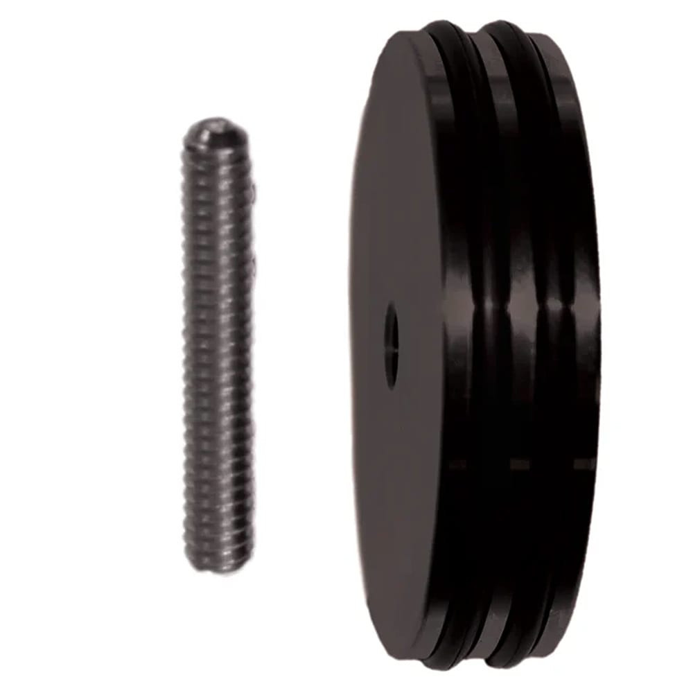 Dead Center Archery Dead Center Stainless 6oz Weight XL 2" Diameter Matte Black 6OZ-XL-BLK - Dead Center Archery