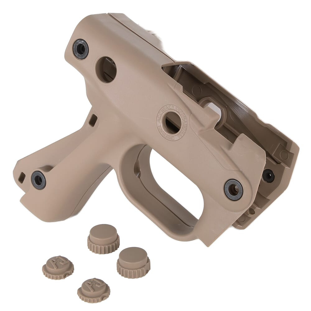 Accuracy International Pale Brown Pistol Grip Trigger Cover Skin Set 25518PB - Accuracy International