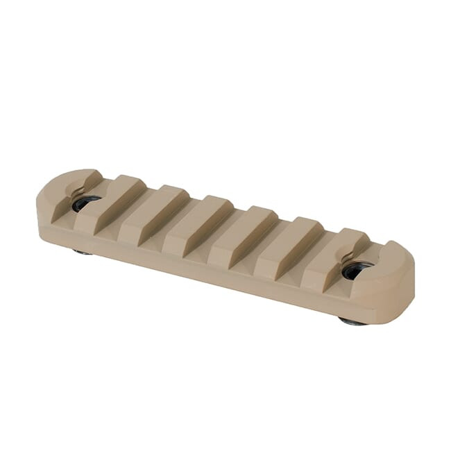 Accuracy International AI 80mm / 3.15" Accessory Rail Counter Sunk Fixings PSR & 2014 Onwards Pale Brown 25848PB - Accuracy International