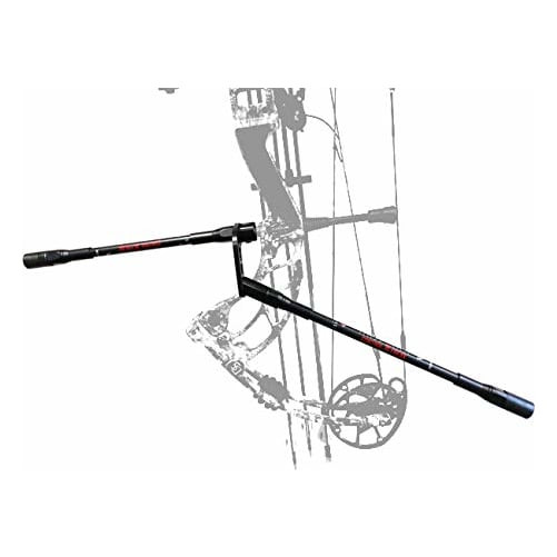 Conquest Archery Associates CF Hunter Bars W/ Smac CF .500 Matte black 12"/10" Kit (RH) 26979 - conquest archery associates