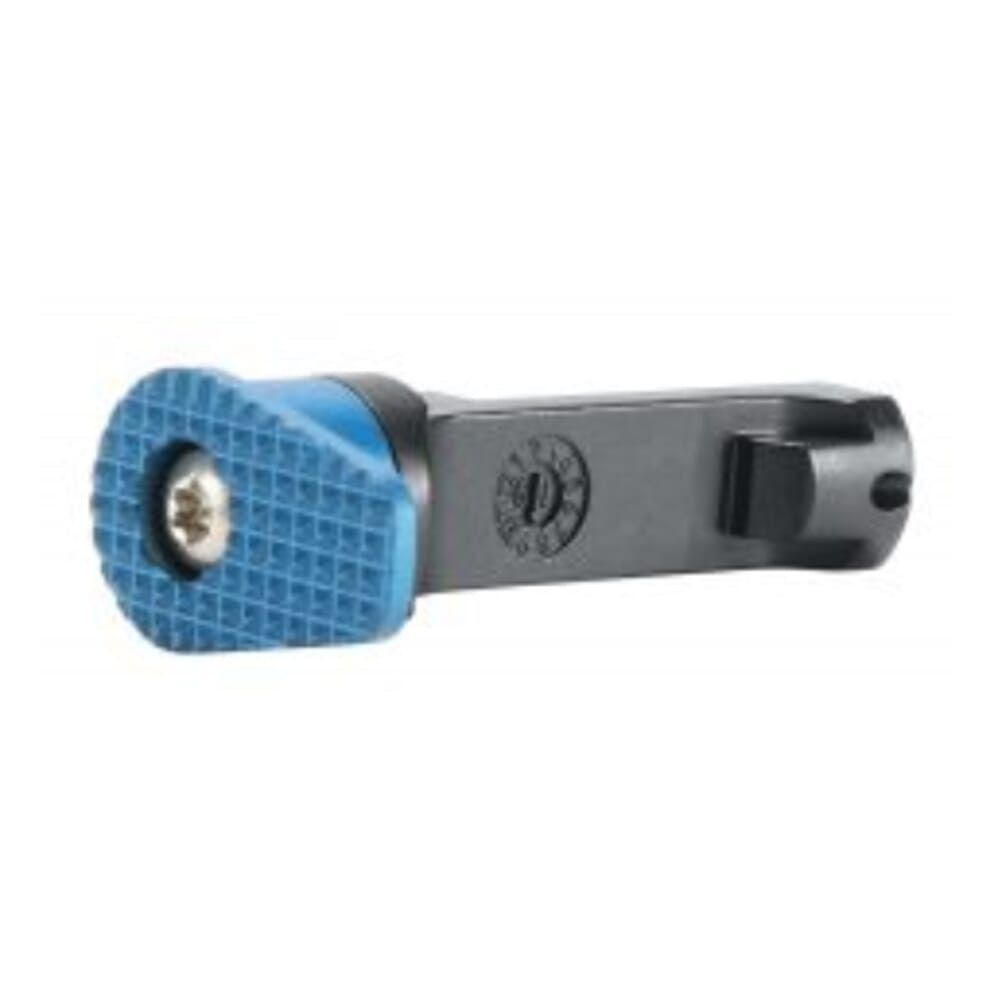 Walther Arms Q-Series Extended Magazine Release Button (Oval Blue) 2853825 - Walther Arms