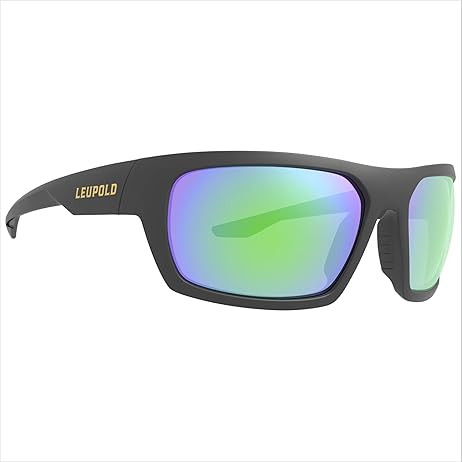 Leupold Leupold Packout Matte Black, Emerald Mirror Lens Performance Eyewear 179095 - $119.99 at EuroOptic