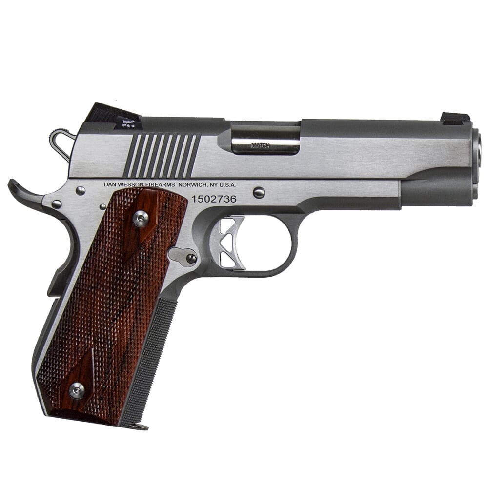 Dan Wesson Dan Wesson Commander Classic Bobtail .45ACP 4.25" Bbl SS Bobtailed Frame w/Trit Night Sights, 8rd, CA-Compliant Pistol 01912 - $2199.00 at EuroOptic