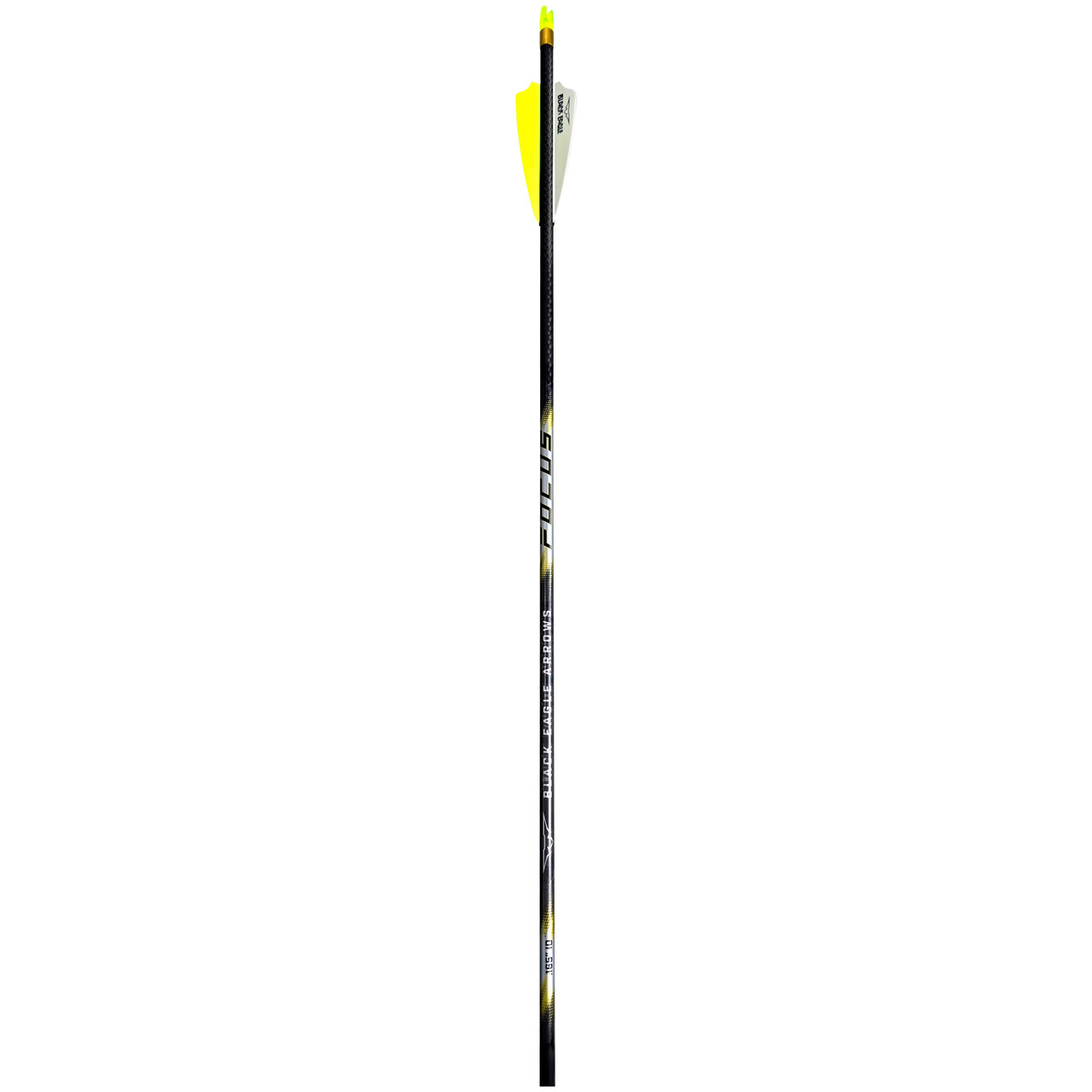Black Eagle 15/64" Factory Fletched Arrow FOCUS Fletched 6 pack .001"-300 32915 - black eagle