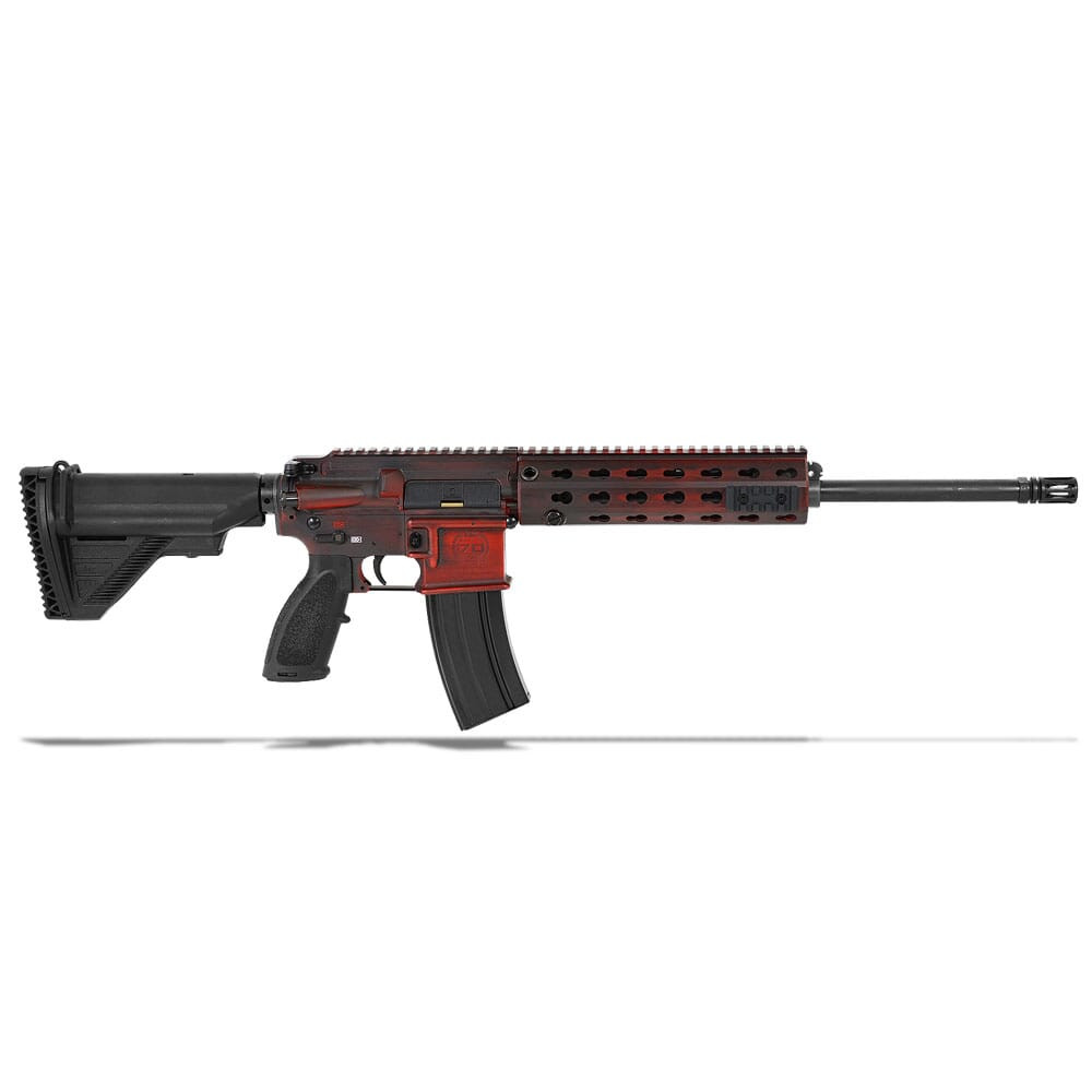 Heckler & Koch HK Anniversary MR556A1 w/(3) 30rd Magazines, Anniversary HK45 w/(5) 10rd Magazines, HK Commemorative Knife & Explorer Case 91000015 - Heckler & Koch