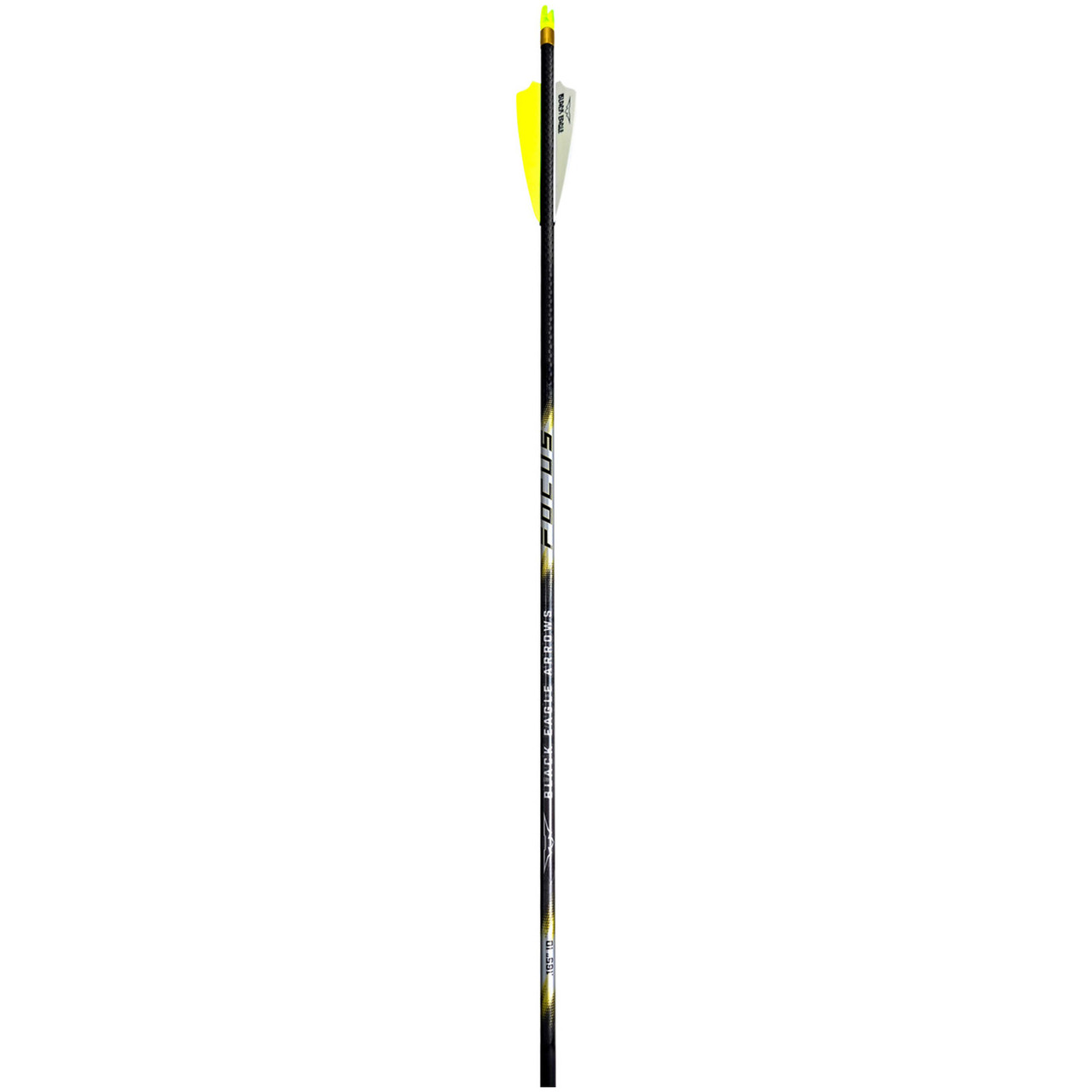Black Eagle 15/64" Factory Fletched Arrow Deep Impact 2.5" Shield Cut 6 pack .001"-350 33814 - black eagle