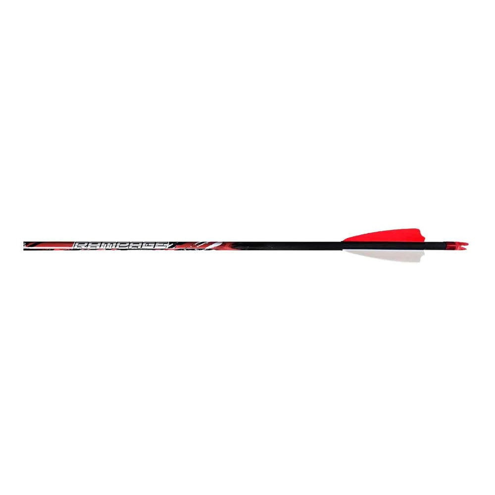 Black Eagle 17/64" Factory Fletched Arrow Rampage 2.5" Shield Cut 6 pack .003"-300 33830 - black eagle
