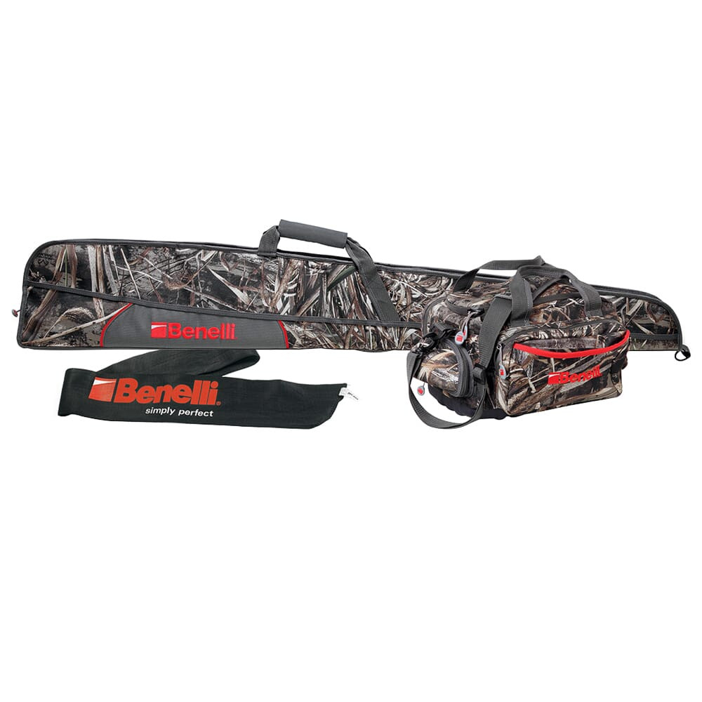 Benelli Waterfowl Accessory Pack - Includes (1) Ducker Gun Case, (1) Ducker Blind Bag, and (1) Gun Sock 94000-P2 in Realtree Max-5 - Benelli