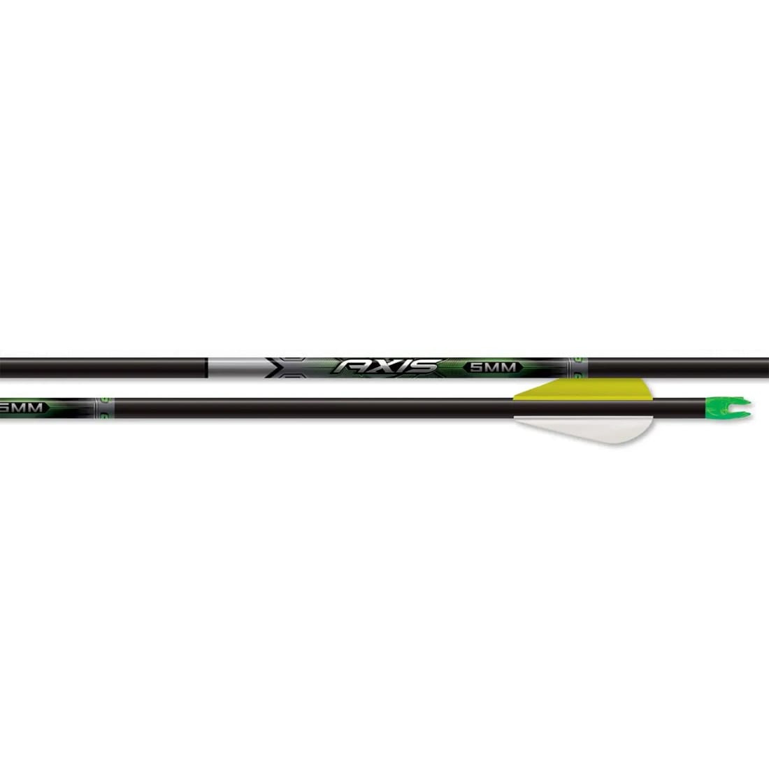 Easton Axis 5mm Size 500 Shafts 60pk 219107 in Black - Easton Archery