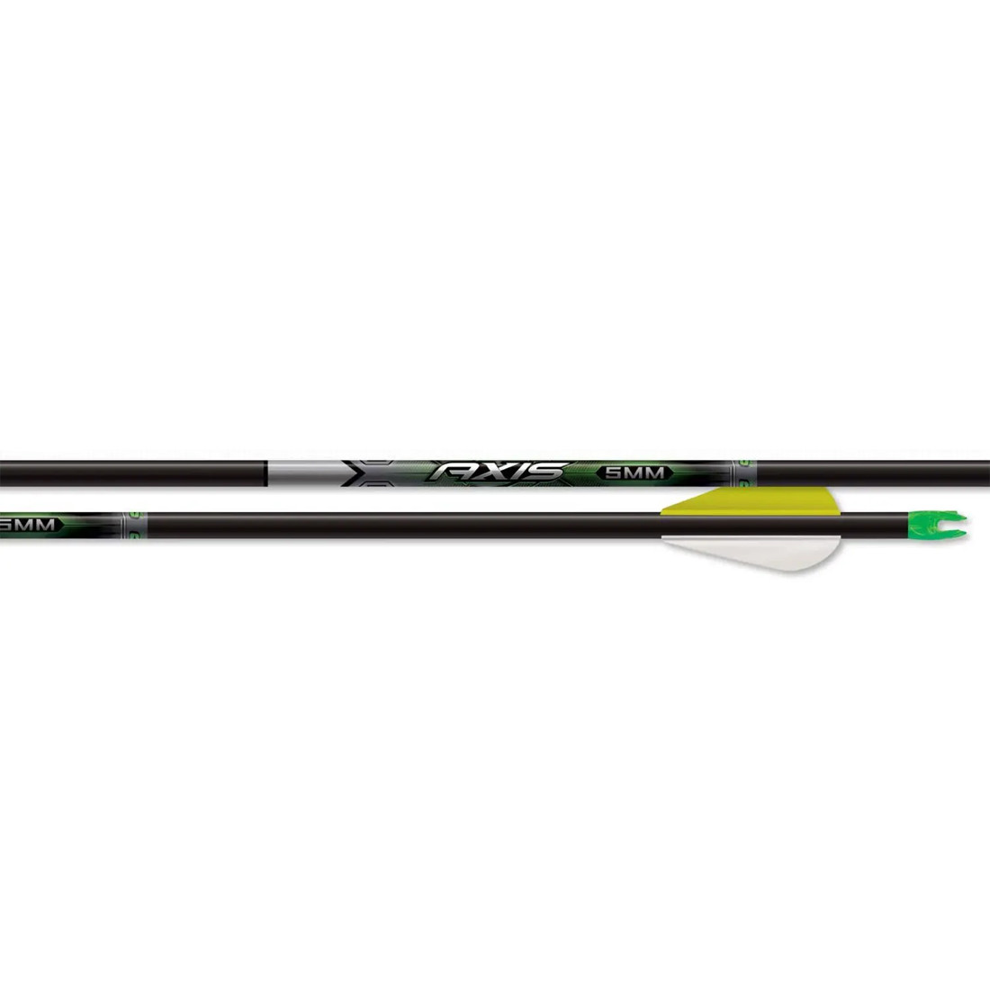 Easton Axis 5mm Size 500 Shafts 60pk 219107 in Black - Easton
