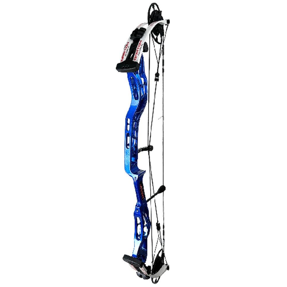 darton archery Darton High Peformance Target Bow 36142 Departure Pro RH 40/50 lbs Candy Blue Black Limbs 36142