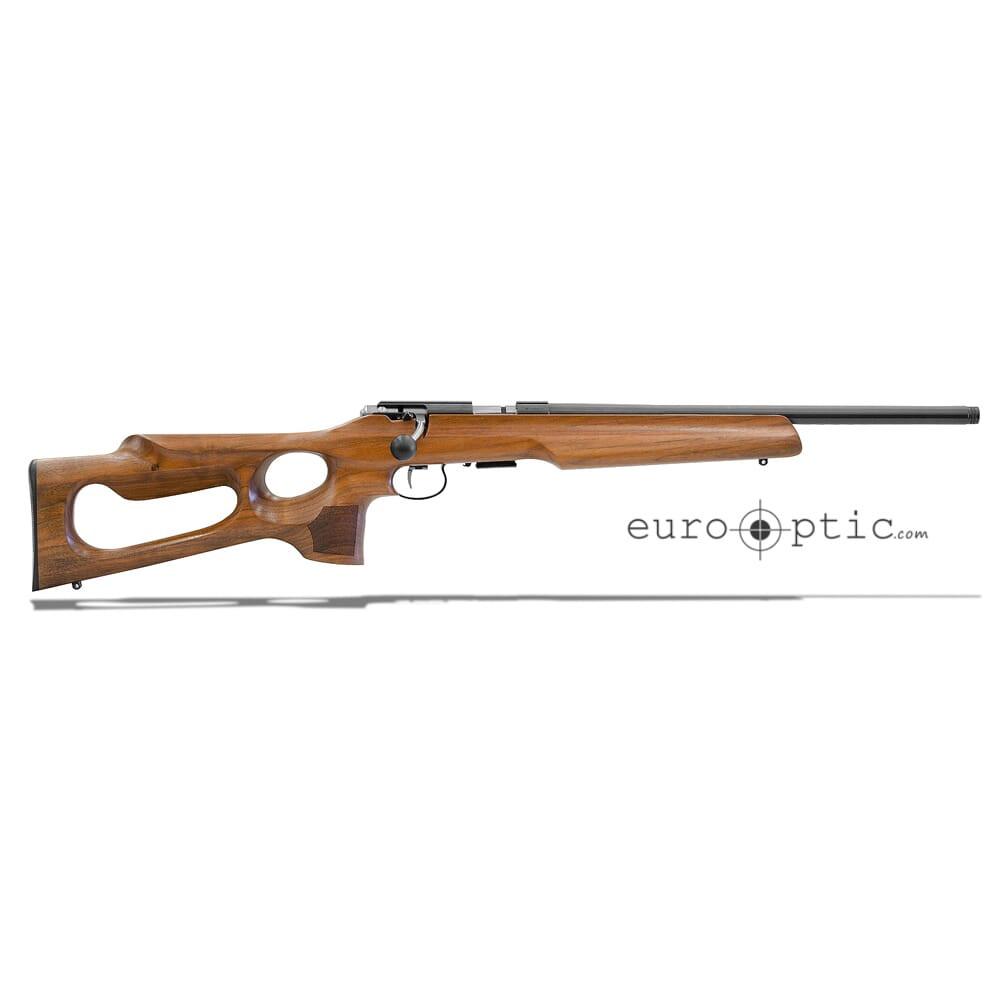 Anschutz 1517 AV .17 HMR Walnut Thumbhole 18" 1/2x28 Bbl Rifle w/5098 2-Stage Trigger A1517AVTHX - Anschutz
