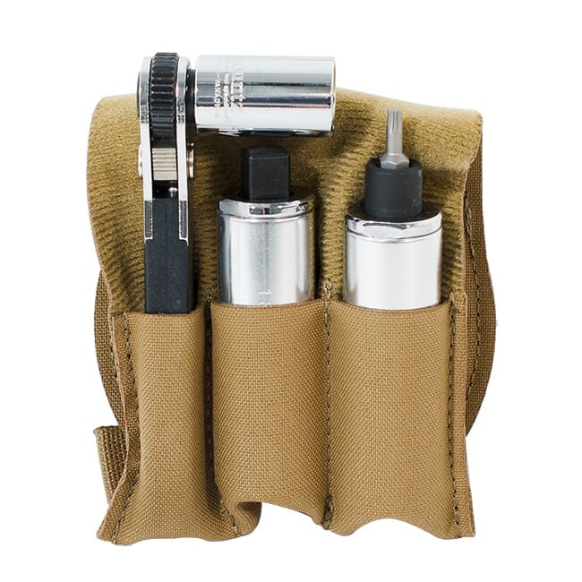 Nightforce Torque Tool Field Kit 68, Includes: Ratchet, 1/2" Socket , 68 and 25 In/LB Torque Tools , Tri-Brit Tool and Pouch A489 - Nightforce