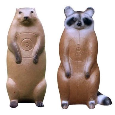 BIGshot Targets BIGshot Pro Hunter Raccoon and Groundhog Combo Pack 3D Archery Target 3D900CR - BIGshot Targets