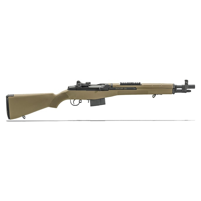 Springfield Armory M1A 7.62mm Socom Flat Dark Earth Composite Stock, Carbon Barrel Rifle AA9620 - Springfield Armory