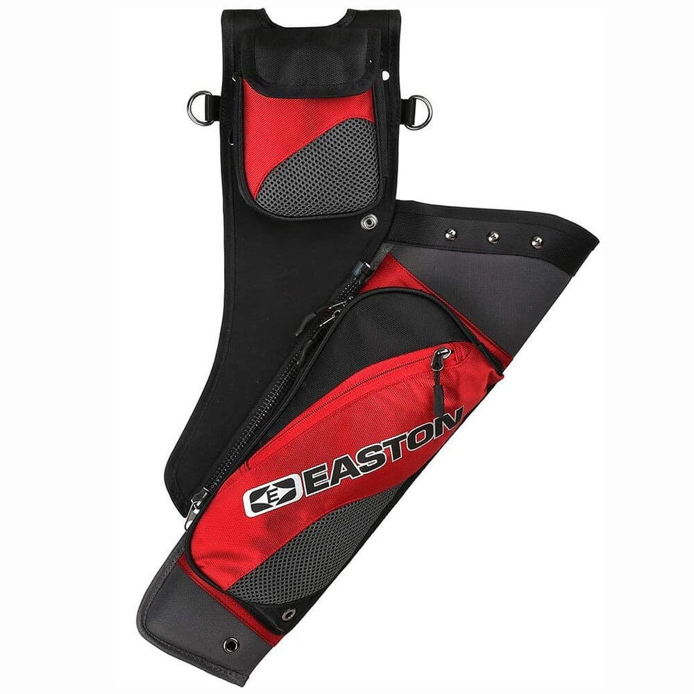 Easton Deluxe Hip Quiver Takedown w/ Belt RH Red 228258 - Easton