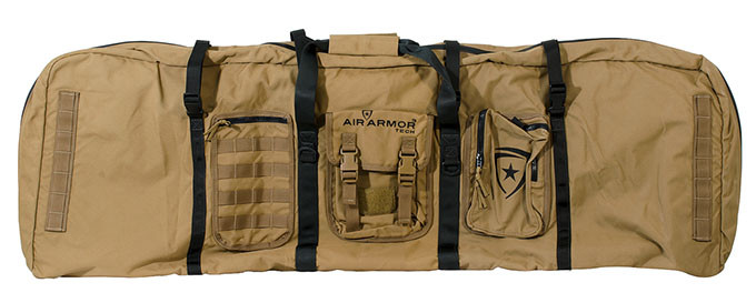 Air Armor Tech Inflatable Large Gun Case Coyote w/OD Green Web AAT-LGC-A-C52-WR001-CYOD in Coyote With Od Green - Air Armor Tech