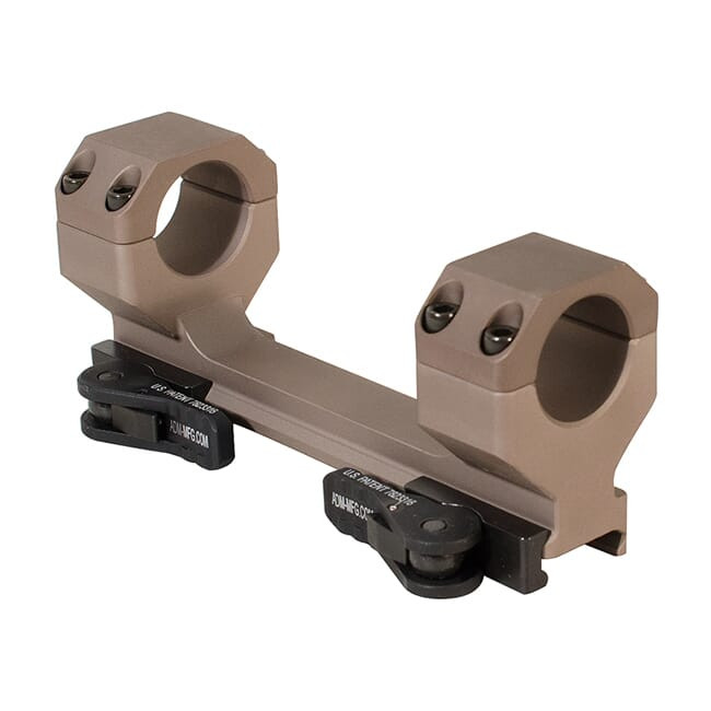 American Defense Manufacturing ADM AD-Delta 20 MOA 1" STD Lever FDE Scope Mount - American Defense Manufacturing