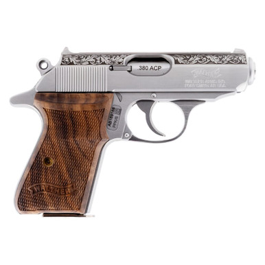 Walther Arms Walther 380 ACP PPK/S Stainless, Oak Leaf 4797073 - Walther Arms