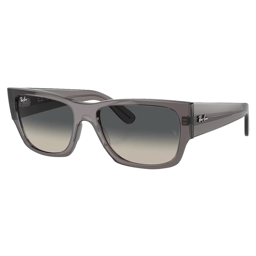 Ray-Ban Carlos Polished Opal Dark Grey Sunglasses w/Grey Gradient Lenses 0RB0947S-667571-56 - Ray-Ban