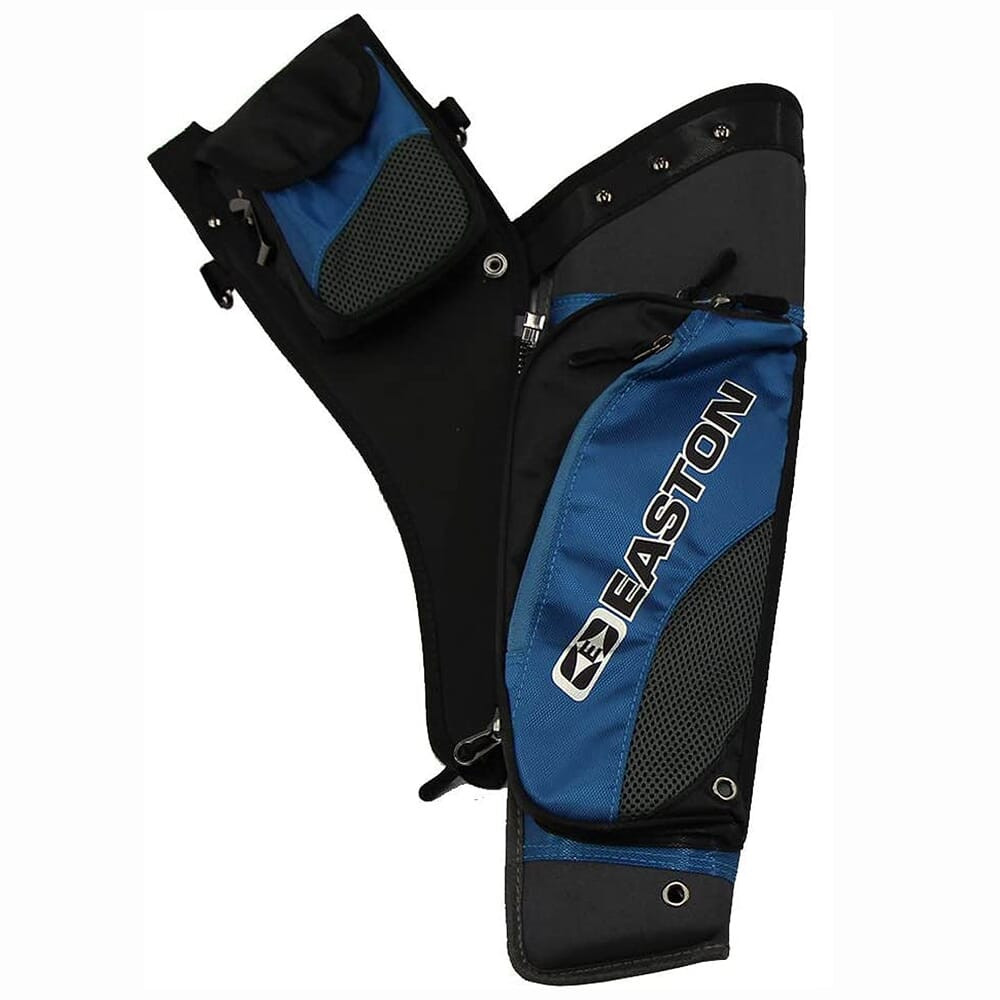 Easton Deluxe Hip Quiver Takedown w/ Belt RH Blue 328253 - Easton