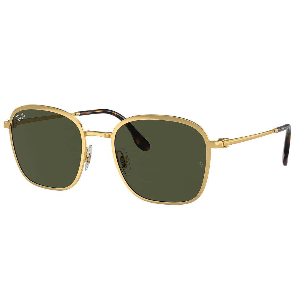 Ray-Ban 0RB3720 Arista Sunglasses w/Green Lenses 0RB3720-001/31-55 - Ray-Ban