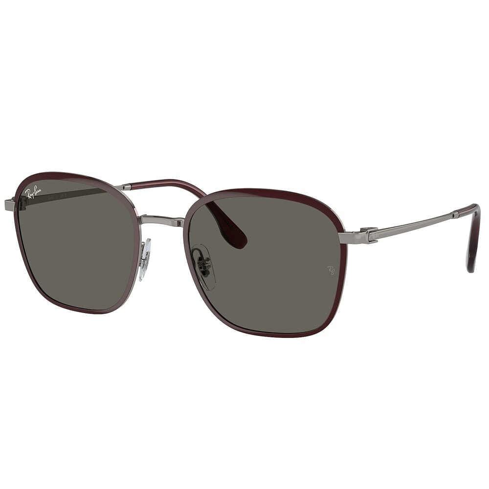 Ray-Ban 0RB3720 Red on Gunmetal Sunglasses w/Gray Lenses 0RB3720-9263R5-55 - Ray-Ban