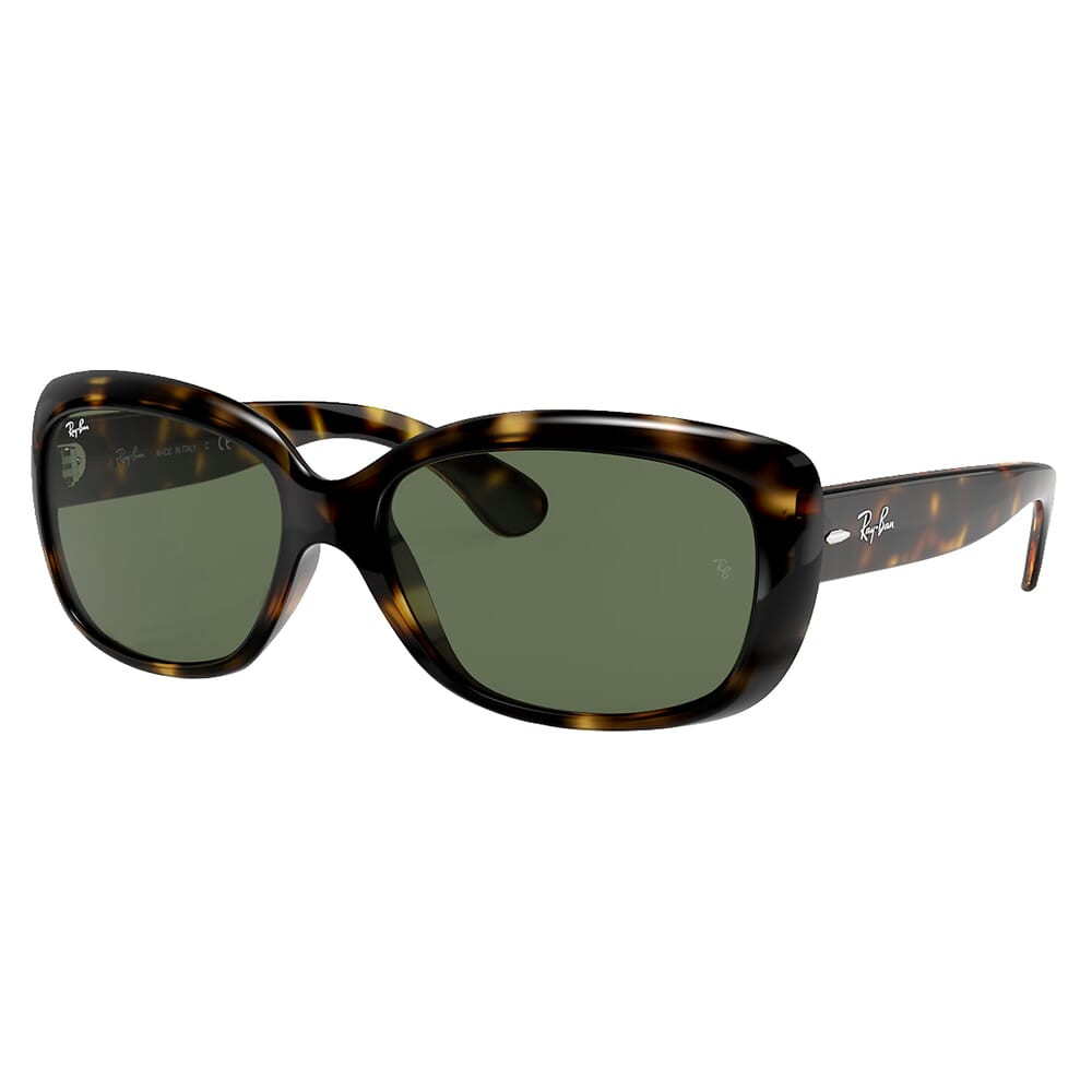 Ray-Ban Jackie Ohh Polished Light Havana Sunglasses w/G-15 Green Lenses 0RB4101-710-58 - Ray-Ban