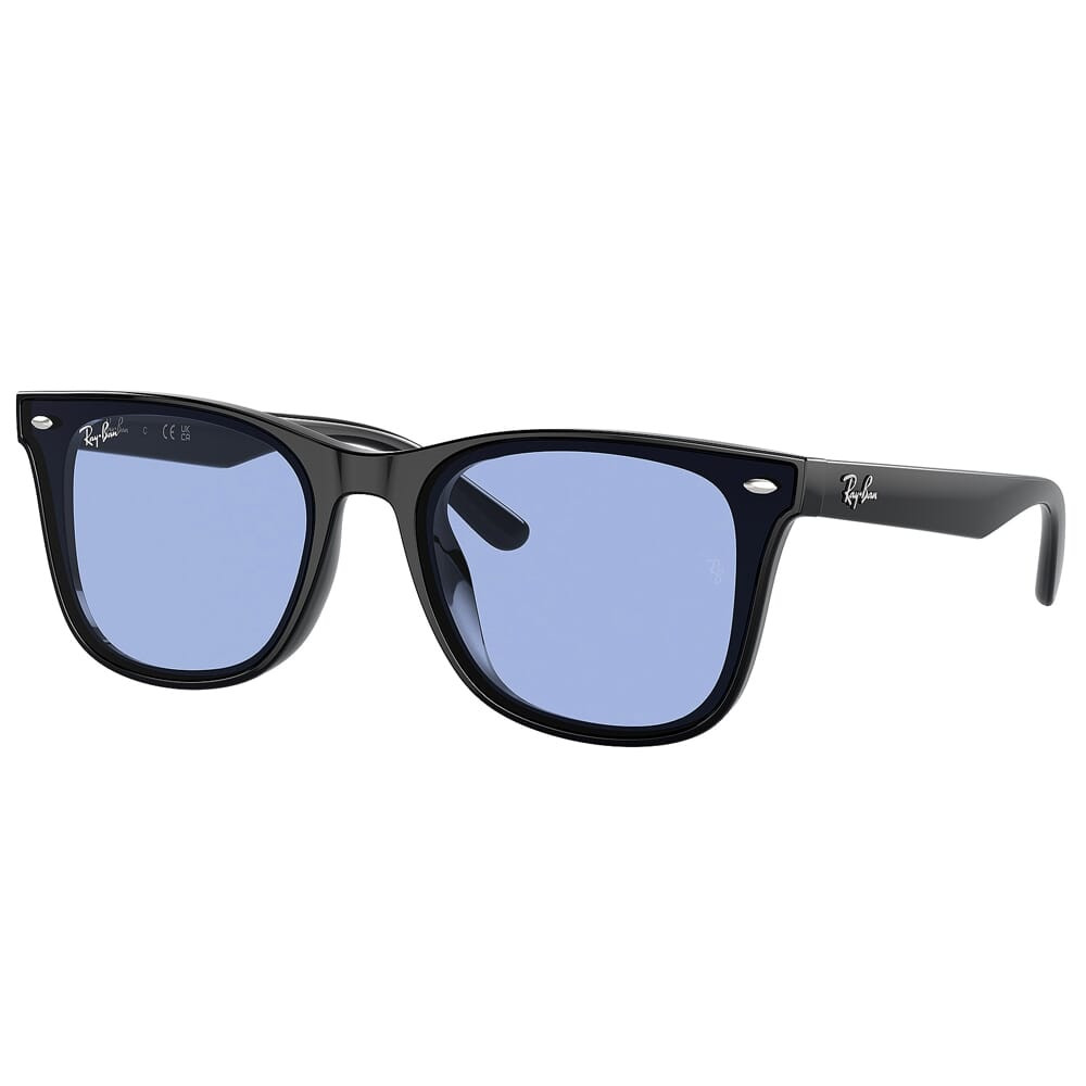 Ray-Ban 0RB4420 Black Sunglasses w/Blue Lenses 0RB4420-601/80-65 - Ray-Ban