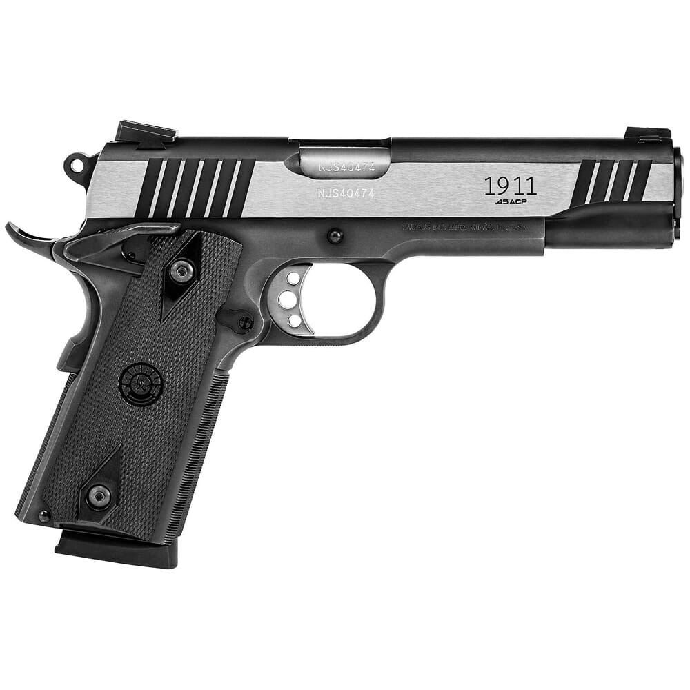 Taurus PT1911 .45 ACP Bk/Duo 5"Bbl Pistol w/(2)8rd Mags 1-191101DT