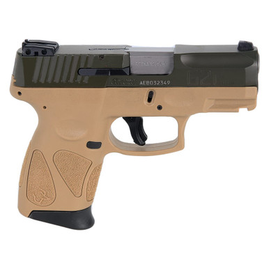 Taurus G2C .40 S&W Tan/Black 3.26" Pistol w/(2) 10rd Mags 1-G2C4031-10T - Taurus