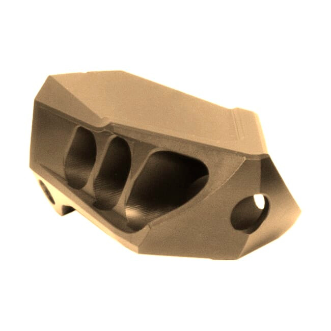 Cadex Defense Cadex MX1 Micro Muzzle Brake Max .223/5.56 Cal. Tan (1/2-28 Thrd) 3850-432-TAN - Cadex Defense