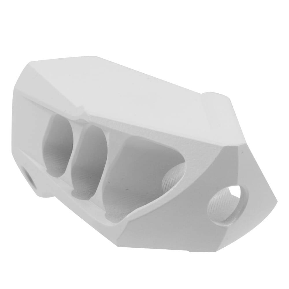 Cadex Defense Cadex MX1 Micro Muzzle Brake Max .223/5.56 Cal. Stormtrooper White (1/2-28 Thrd) 3850-432-WHT - Cadex Defense