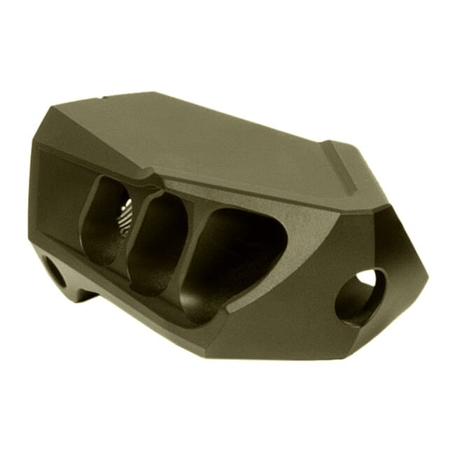 Cadex Defense Cadex MX1 Mini Muzzle Brake Max 6.5 Cal. O.D. Green (5/8-24 Thrd) 3850-436-ODG - Cadex Defense