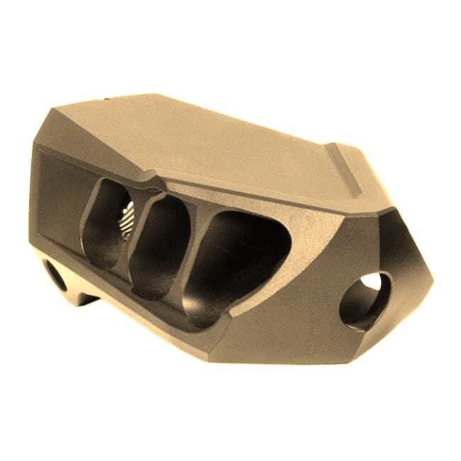 Cadex Defense Cadex MX1 Mini Muzzle Brake Max 6.5 Cal. Tan (5/8-24 Thrd) 3850-436-TAN - Cadex Defense