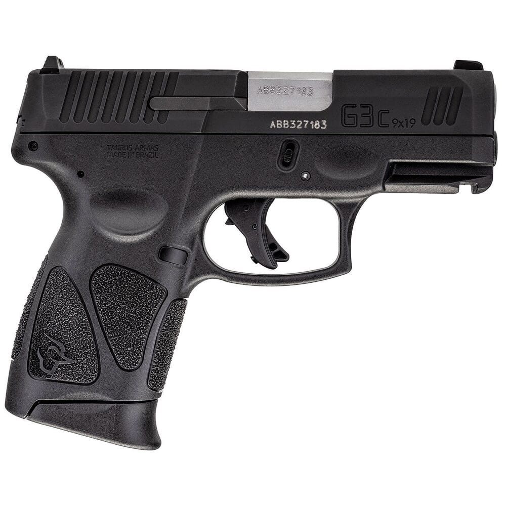 Taurus G3C 9mm Bk/Bk 3.26"Bbl TORO MA Compliant Pistol w/(3)10rd Mags 1-G3CP931-