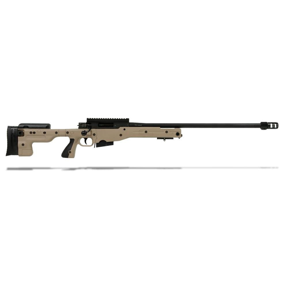 Accuracy International AT Fixed Pale Brown .308 Win SFP 26" Brake Rifle AT-PBFI308-BL26T-S-SP - Accuracy International