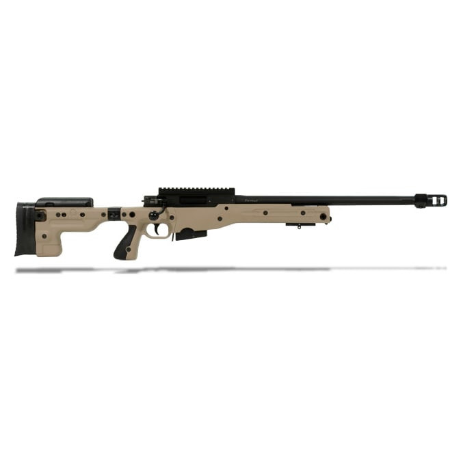 Accuracy International AT Rifle - Folding Pale Brown Stock - 308 Win 20 inch threaded bbl std brake - small firing pin - R11010-CR|AT-308RFOPBQ20THSM - Accuracy International
