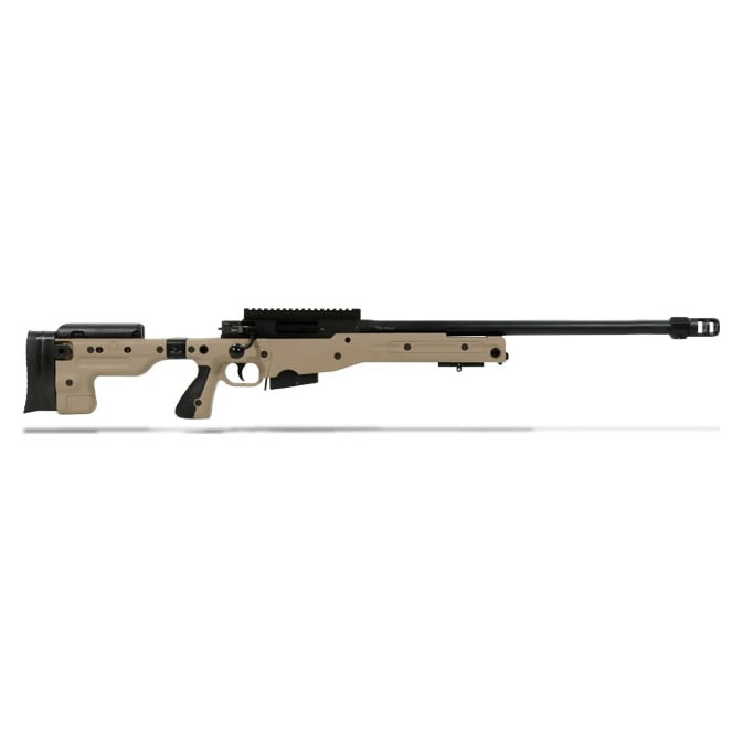 Accuracy International AT Threaded Folding Pale Brown .308 Win 24" Rifle SFP AT-PBFO308-BL24T-SP - Accuracy International