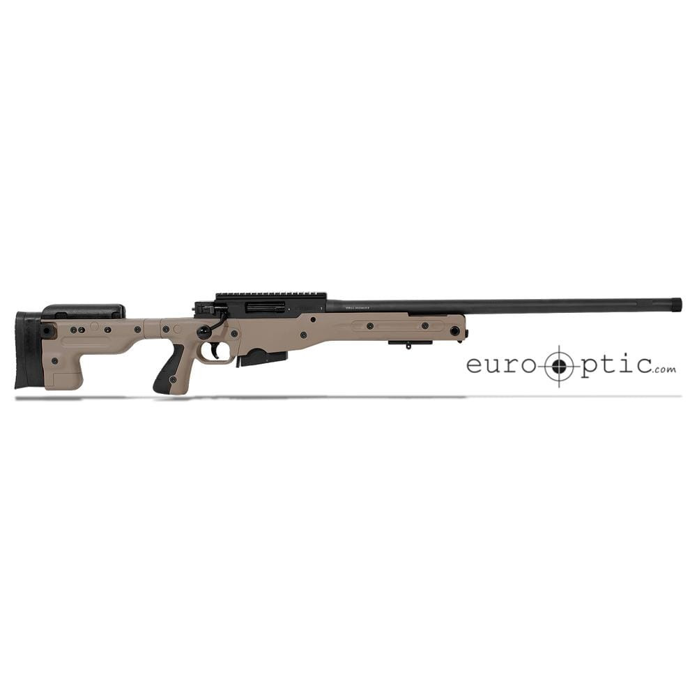 Accuracy International AT 6.5 CM 24" Threaded Pale Brown Riflew/Fixed Stock ATR6524FIPB - Accuracy International