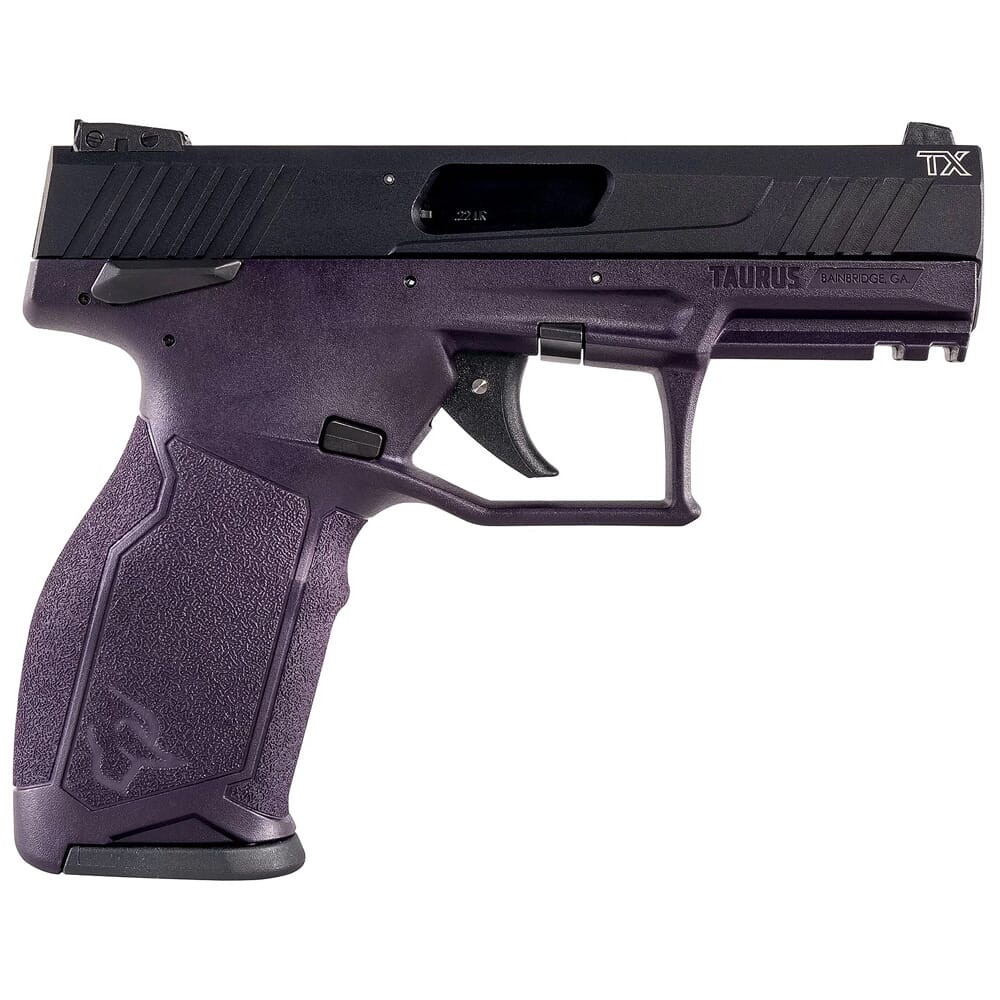Taurus TX22 22LR 4" Wine Purple/Bk Pistol w/(2)10rd Mags 1-TX22141P-10 - Taurus